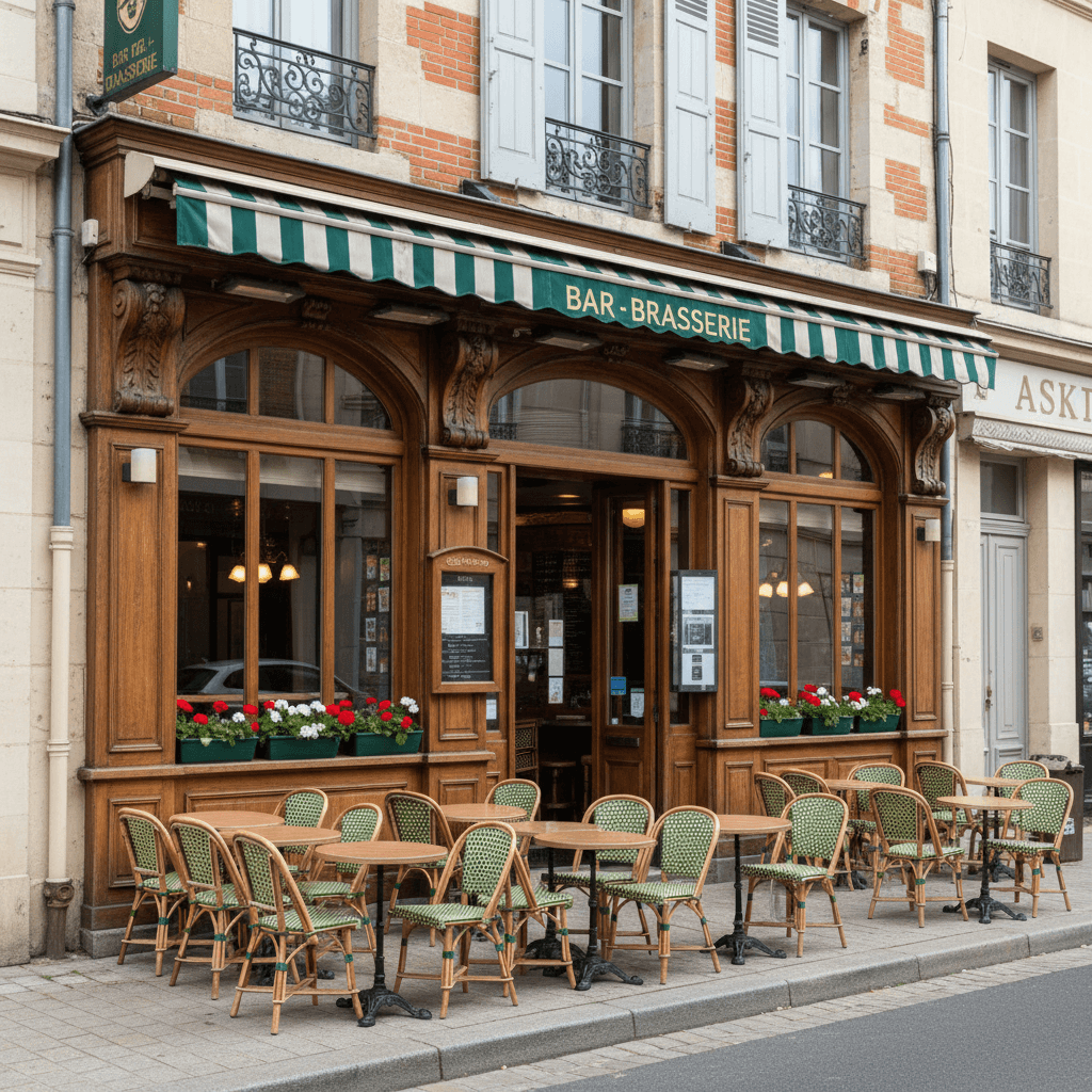 Bar-brasserie à Le Mans : terrasse - licence IV - Image 1