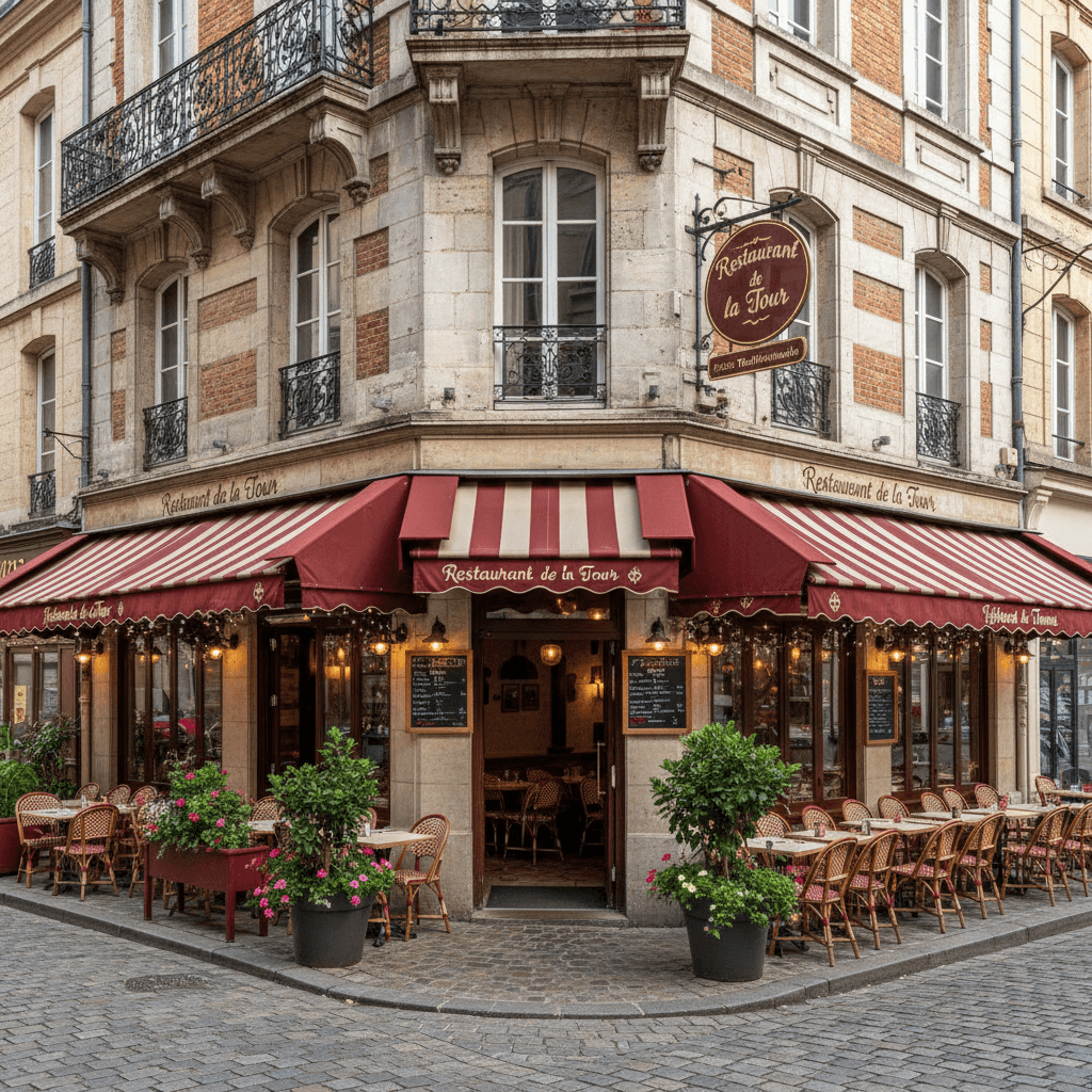 Restaurant à Lille : terrasse - extraction