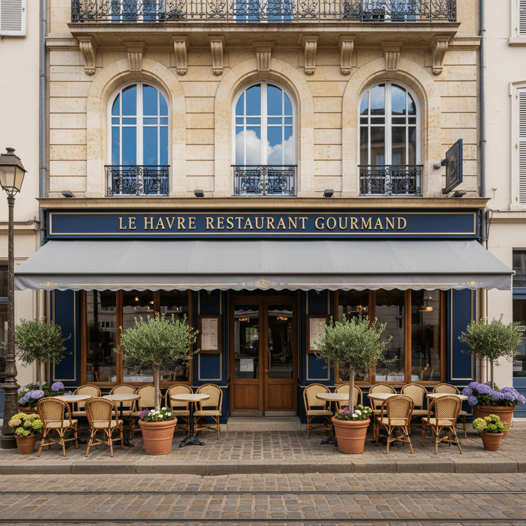 Restaurant 855m² à Le Havre : terrasse - licence IV
