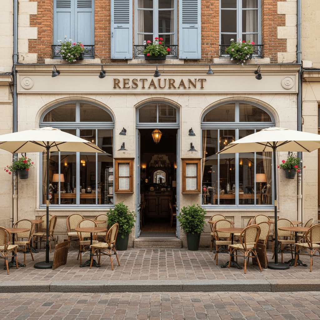 Restaurant 210m² à Nantes : terrasse - extraction - Image 1