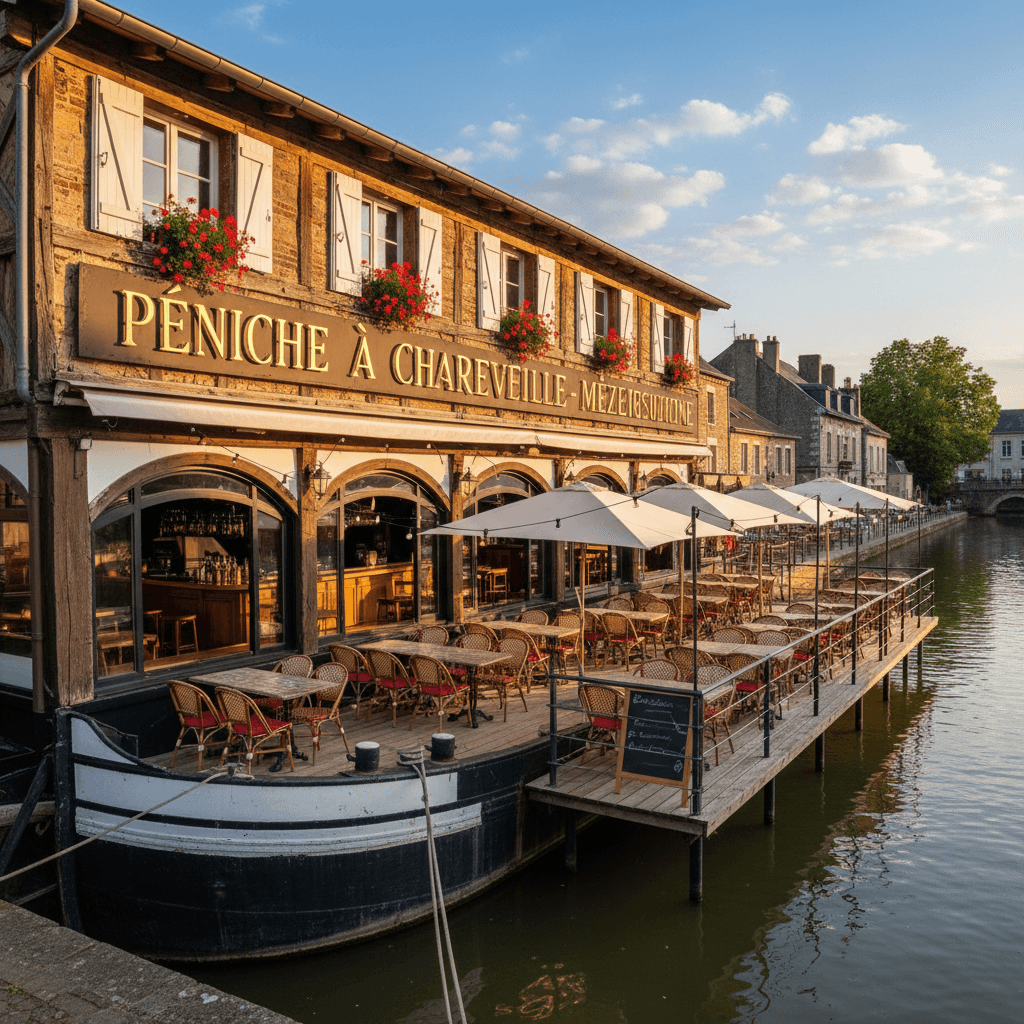 Bar-brasserie à Charleville-Mézières : terrasse - licence IV - Image 1