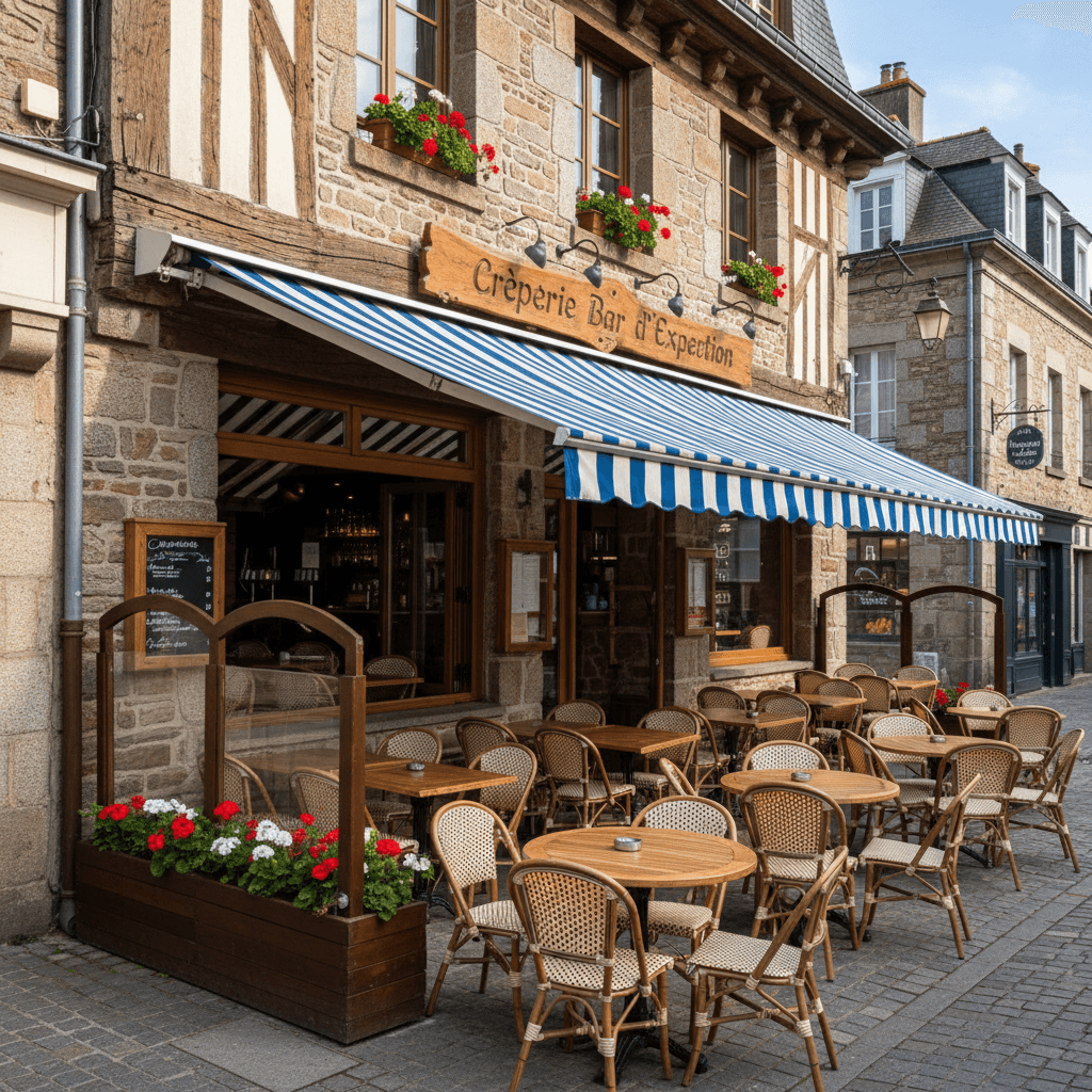 Restaurant à Quimper : terrasse - licence IV - Image 1