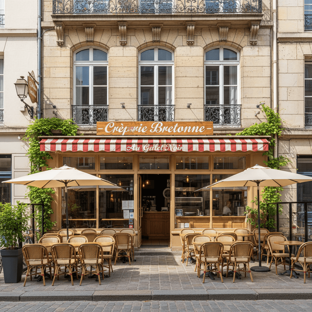 Restaurant 80m² à Nantes : terrasse - Image 1