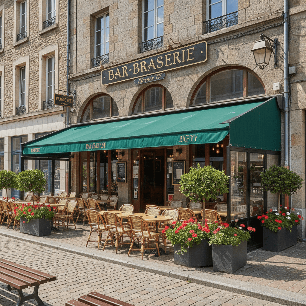 Bar-brasserie 550m² à Dunkerque : terrasse - licence IV - Image 1