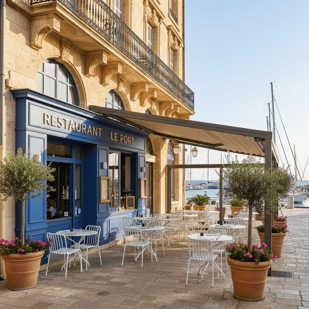 Restaurant à Toulon : terrasse - licence IV - Image 1
