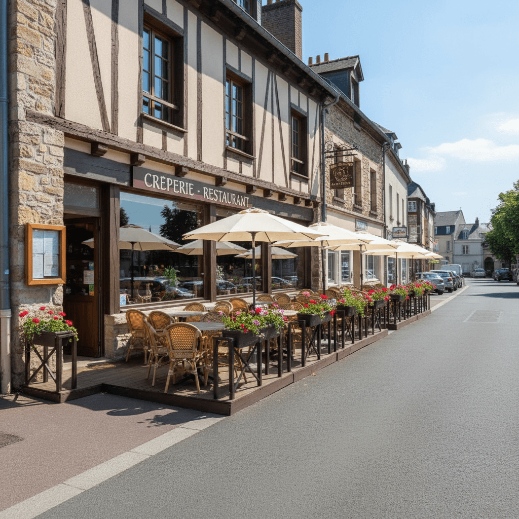 Restaurant à Évreux : terrasse - licence IV