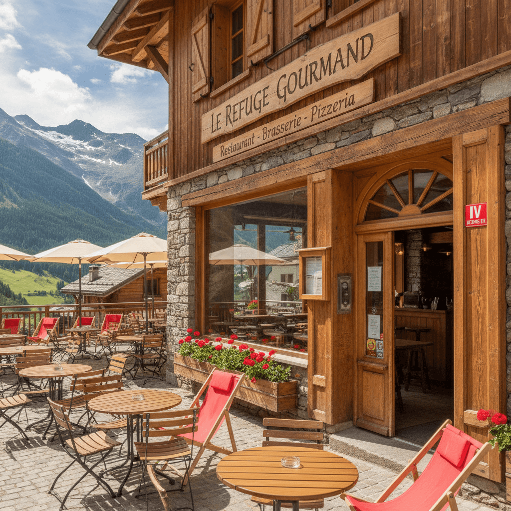 Restaurant 350m² à Saint-Sorlin-D'Arves : terrasse - licence IV