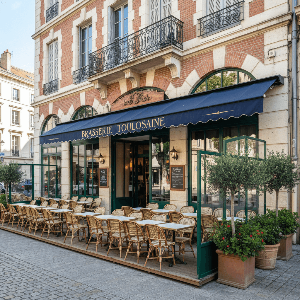 Bar-brasserie à Toulouse : terrasse - licence IV