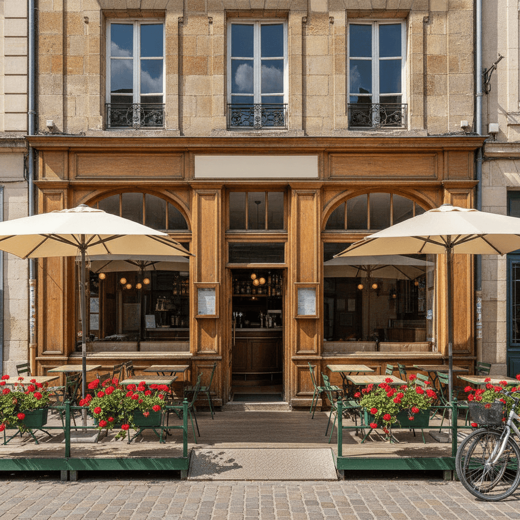 Bar-brasserie 180m² à Gradignan : terrasse - licence IV - Image 1
