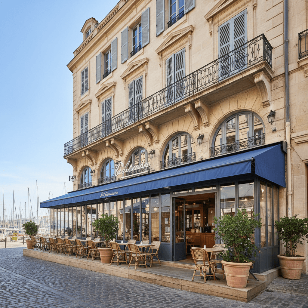 Restaurant 100m² à Marseille : terrasse - licence IV - Image 1