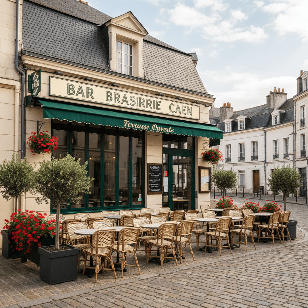 Bar-brasserie à Caen : terrasse - licence IV - Image 1