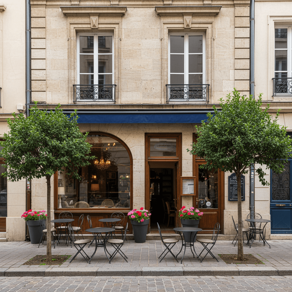 Snack 71m² à Grenoble : terrasse