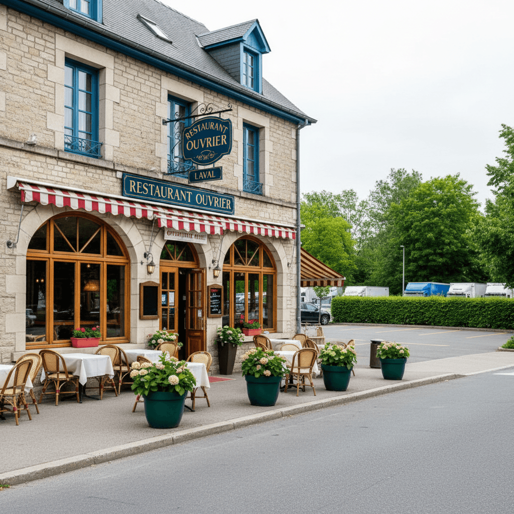 Restaurant 400m² à Laval : terrasse - licence IV - Image 1