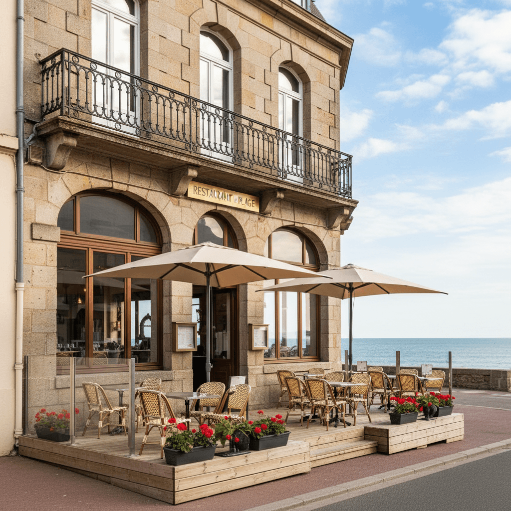 Restaurant à Le Havre : terrasse - licence IV - Image 1