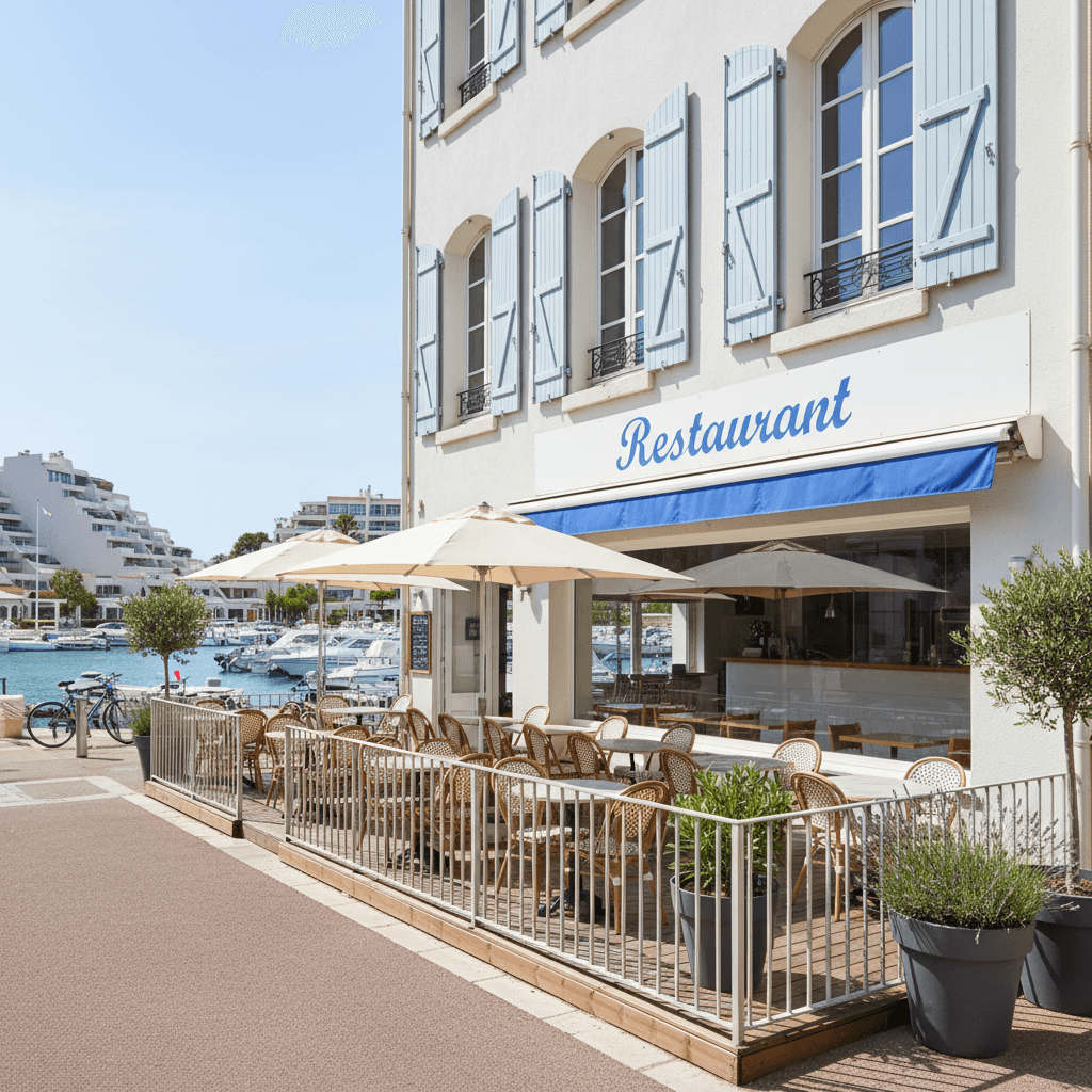 Restaurant 70m² à La Grande-Motte : terrasse - licence IV - Image 1