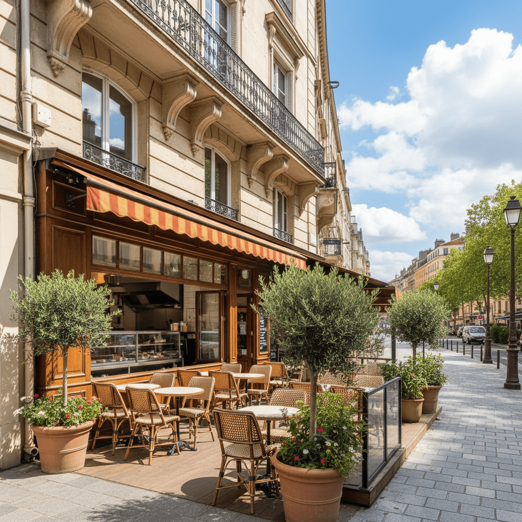 Fast-food 37m² à Lyon : terrasse - extraction - Image 1