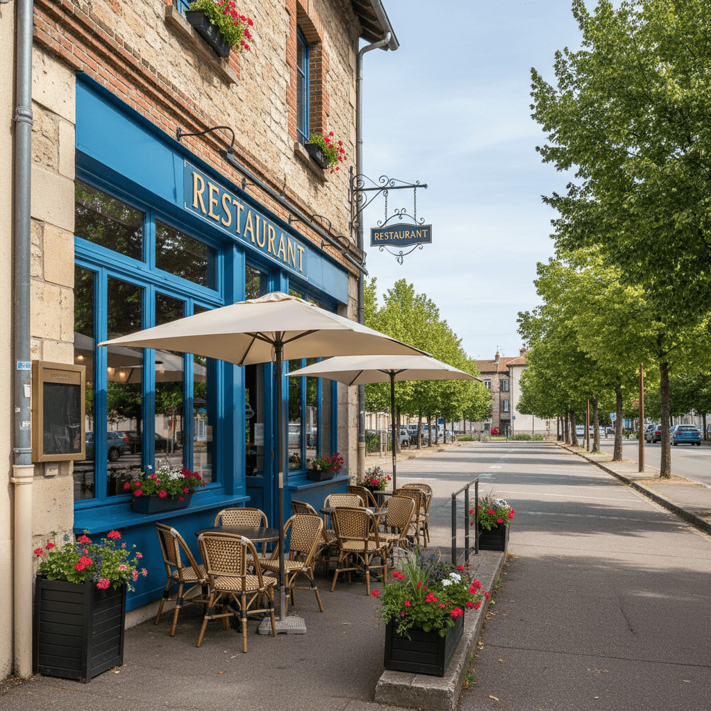 Restaurant 203m² à Mérignac : terrasse - licence IV - Image 1