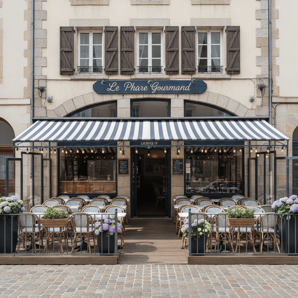 Restaurant à Saint-Jean-De-Luz : terrasse - licence IV - Image 1