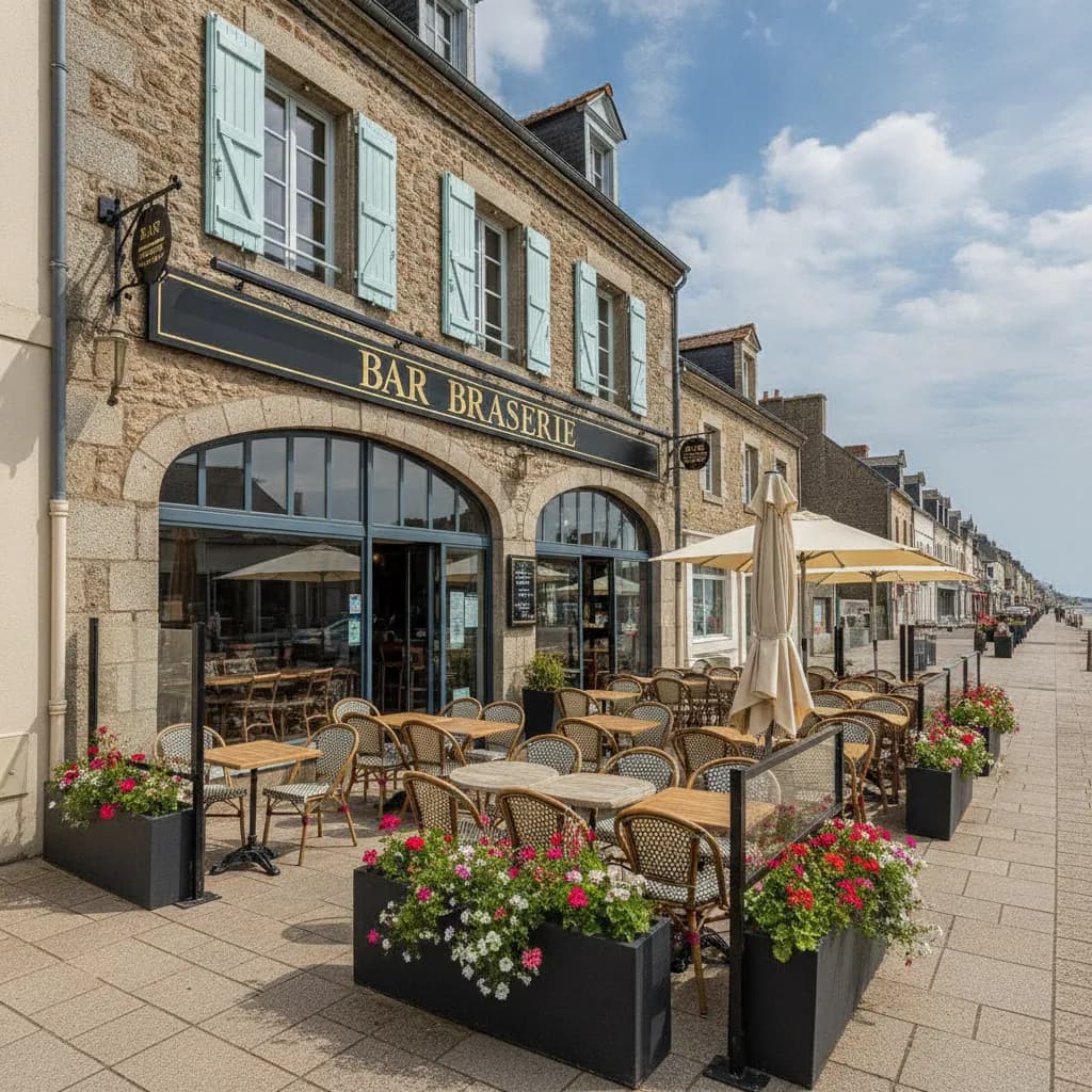 Bar-brasserie 80m² à Talmont-Saint-Hilaire : terrasse - Image 1
