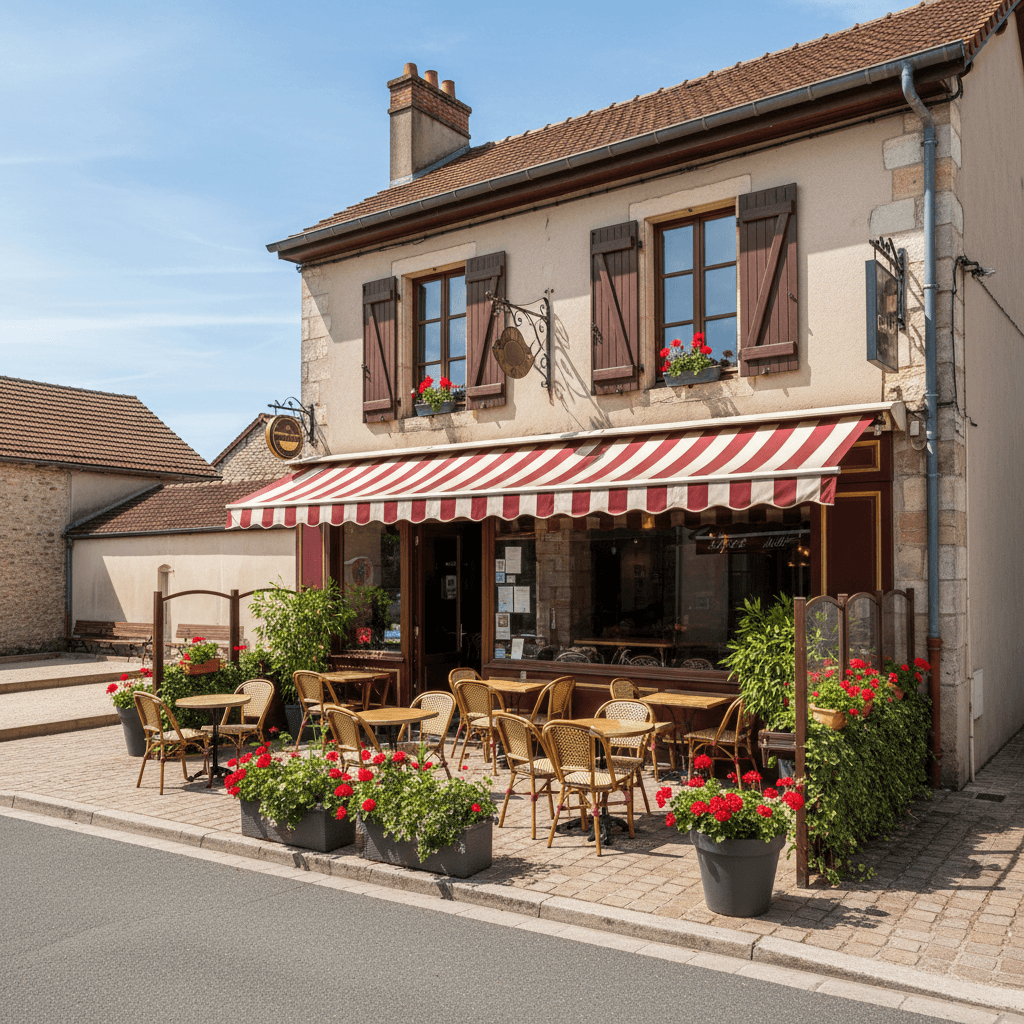 Restaurant 160m² à Thizy-Les-Bourgs : terrasse - licence IV - Image 1