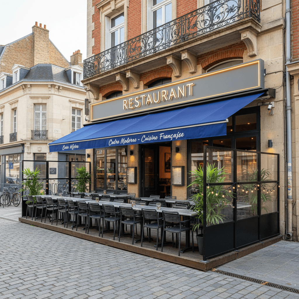 Restaurant à Lille : terrasse - licence IV