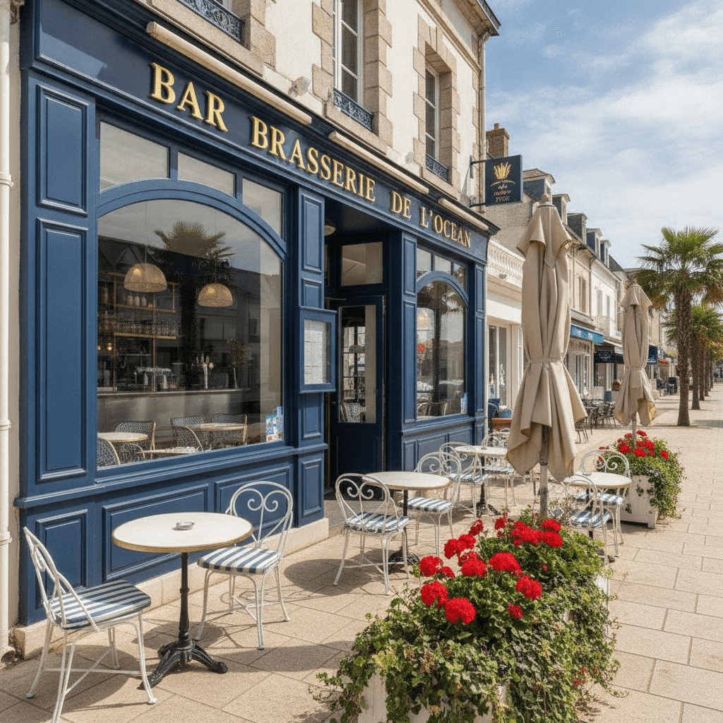 Bar-brasserie 250m² à Les Sables-D'Olonne : terrasse - licence IV - Image 1