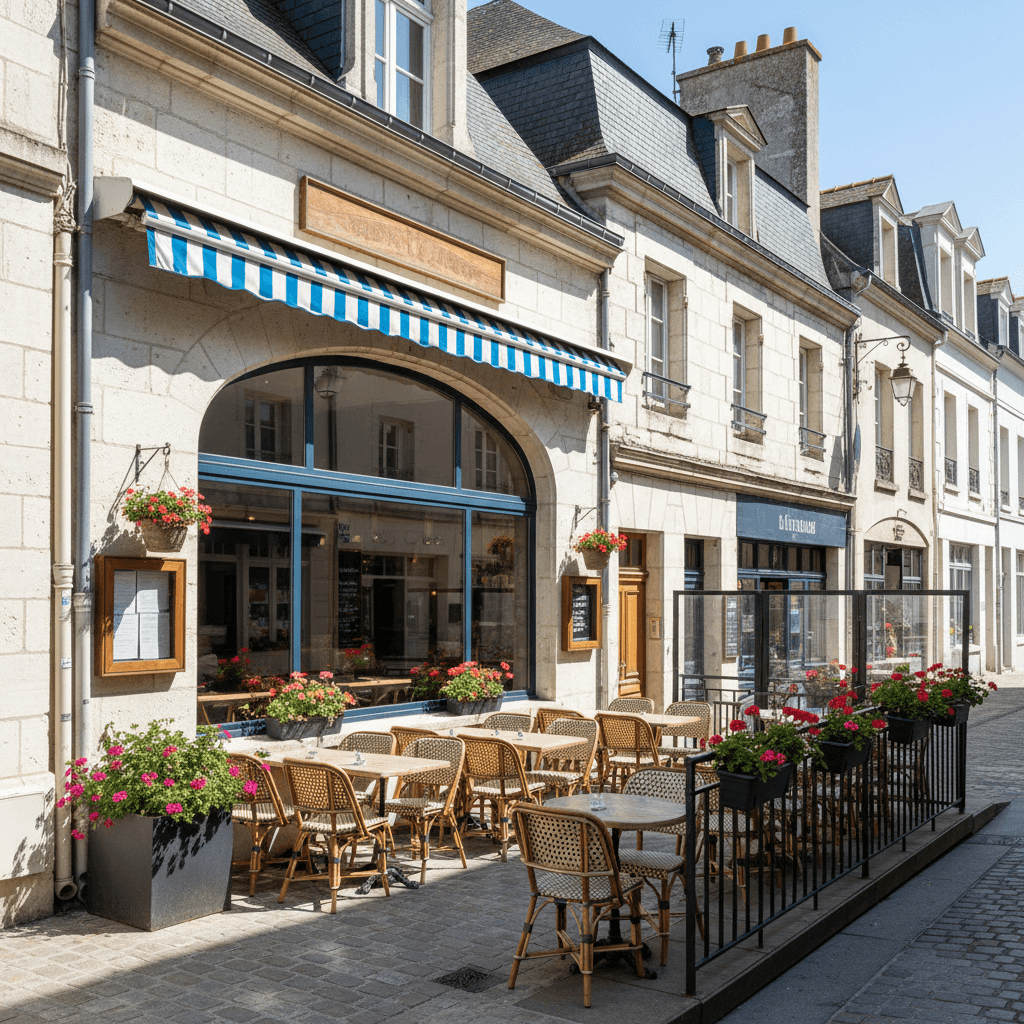 Restaurant 100m² à La Rochelle : terrasse - extraction - Image 1