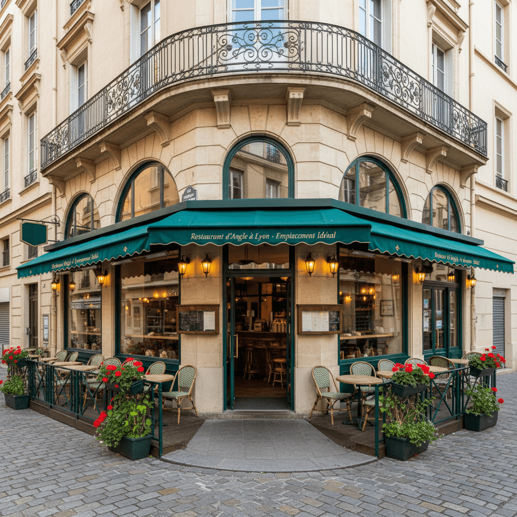 Restaurant à Lyon : terrasse - Image 1