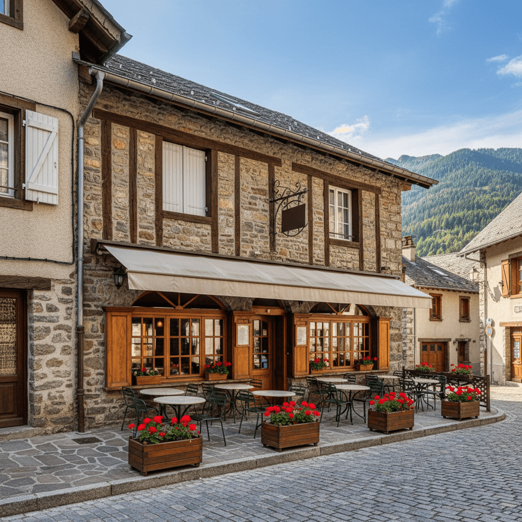 Restaurant 170m² à Albiez-Le-Jeune : terrasse - licence IV - Image 1