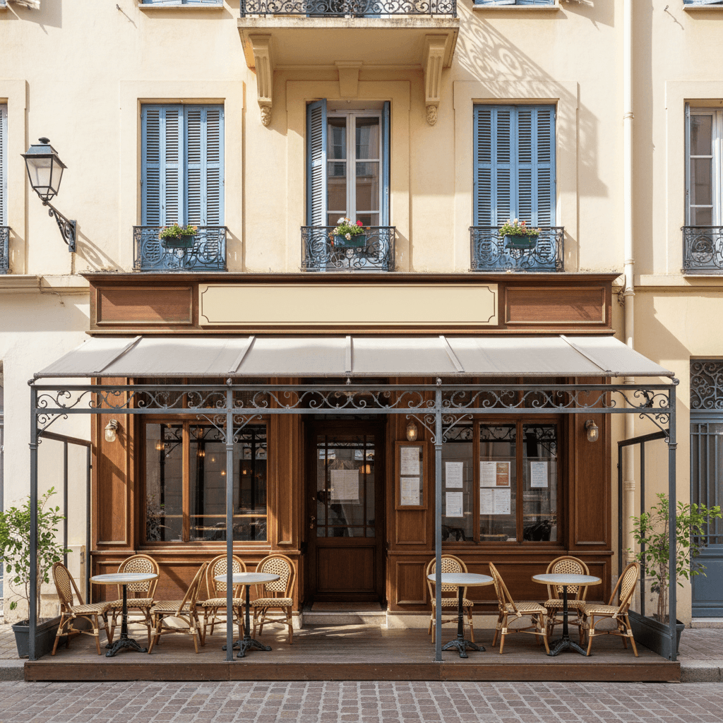 Restaurant 48m² à Nice : terrasse - licence IV