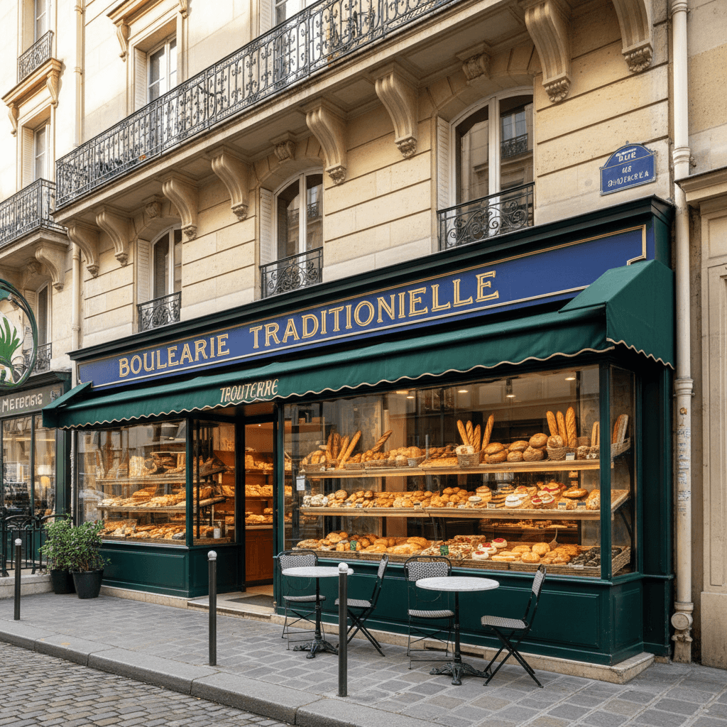 Boulangerie 174m² à Paris : terrasse - extraction