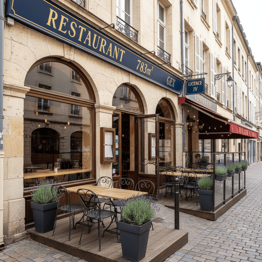 Restaurant 783m² à Gex : terrasse - licence IV - Image 1
