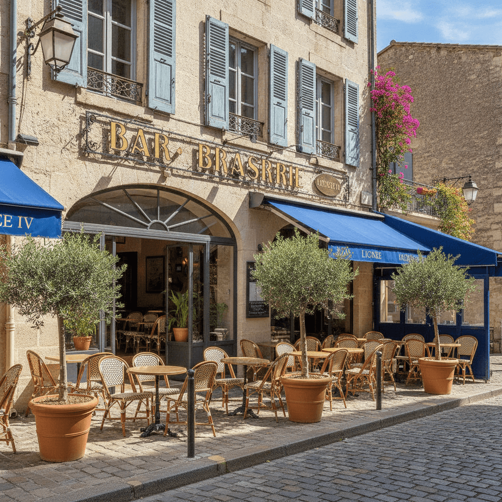 Bar-brasserie 76m² à Grasse : terrasse - licence IV - Image 1