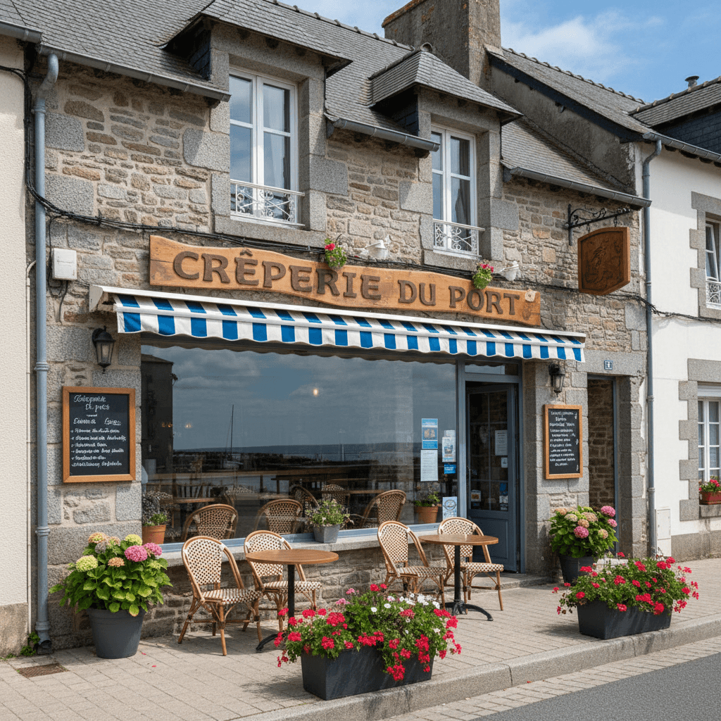 Restaurant 80m² à Quimper : terrasse - cuisine équipée - Image 1