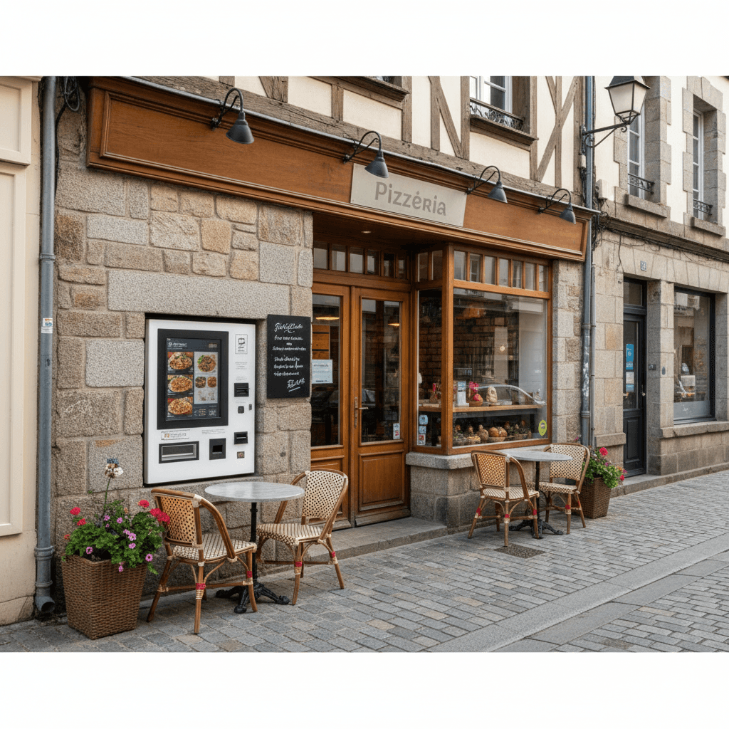 Fast-food à Vannes : terrasse - licence IV - Image 1