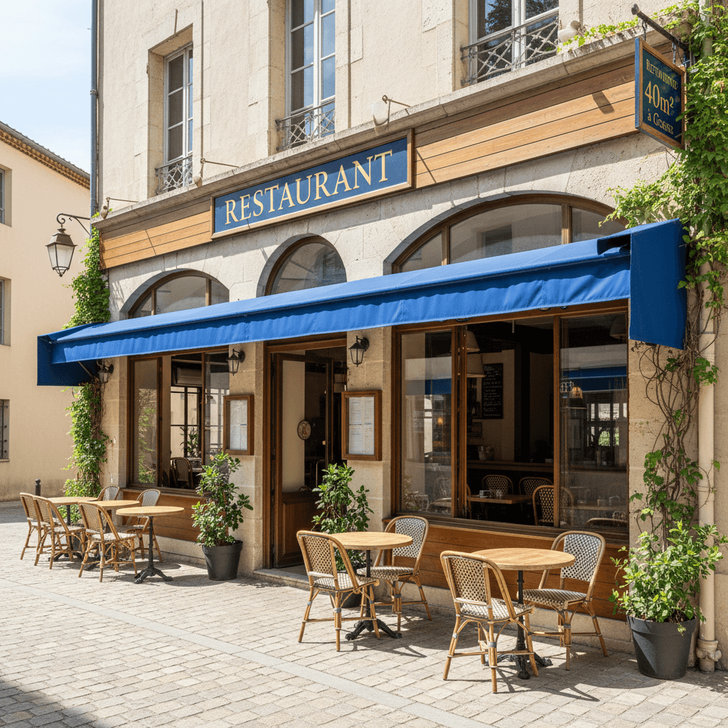 Restaurant 40m² à Grasse : cuisine équipée