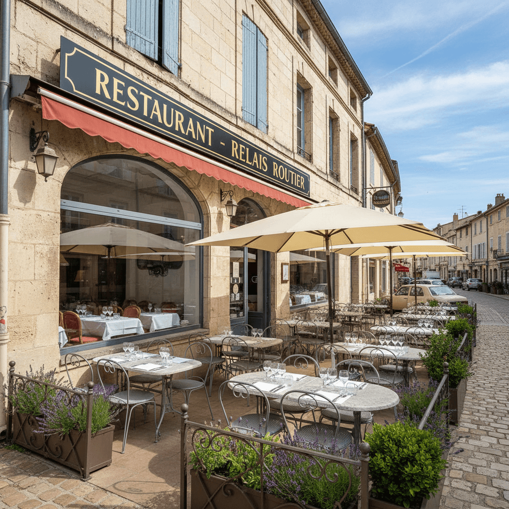 Restaurant 484m² à Orgon : terrasse - licence IV - Image 1