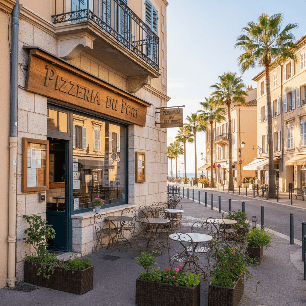 Fast-food à Cagnes-Sur-Mer : terrasse - licence IV - Image 1