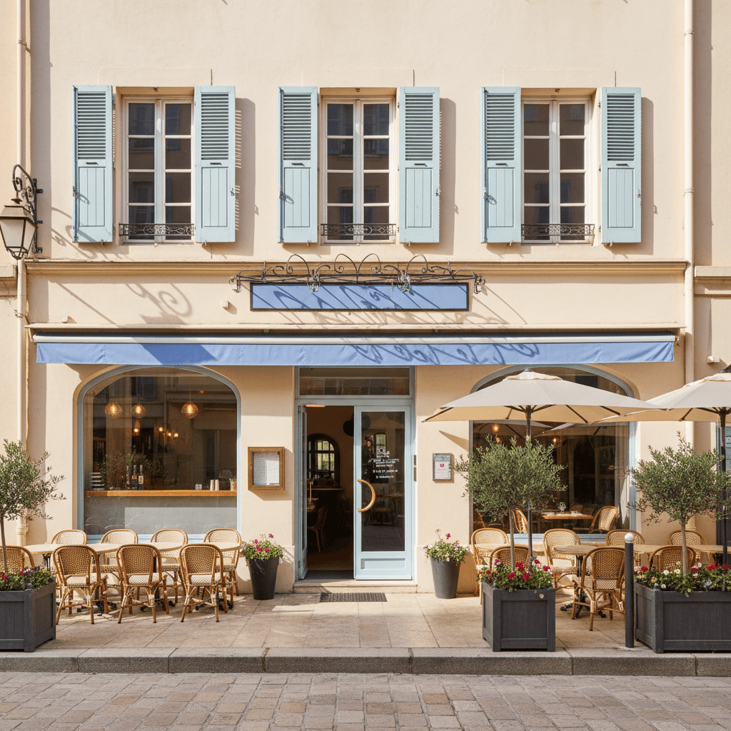 Restaurant 80m² à Nice : terrasse - licence IV