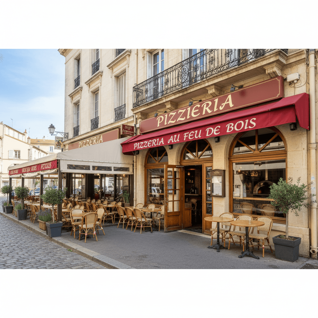 Restaurant à Toulon : terrasse - extraction - Image 1