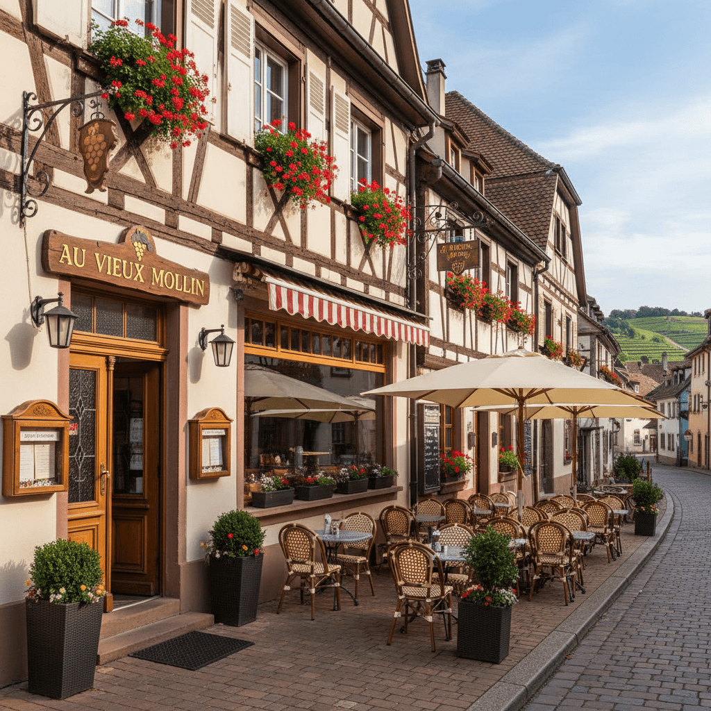 Restaurant 250m² à Andlau : terrasse - licence IV - Image 1