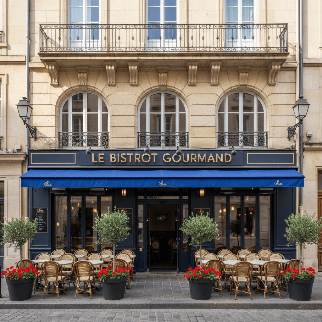 Restaurant 70m² à Reims : terrasse - extraction