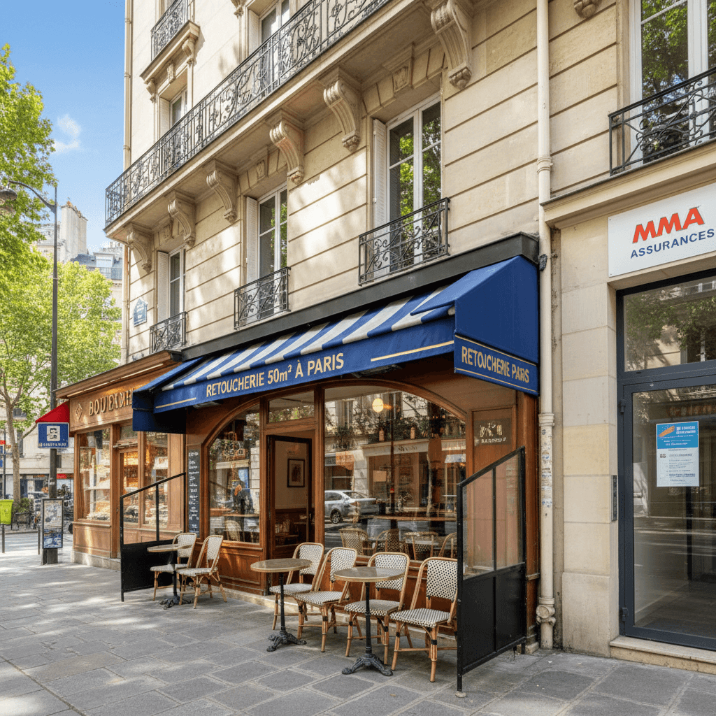 Retoucherie 50m² à Paris
