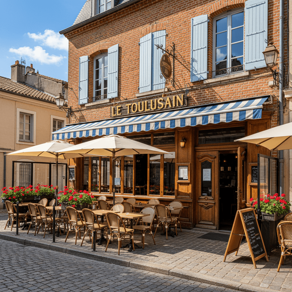 Restaurant 110m² à Toulouse : terrasse - extraction - Image 1