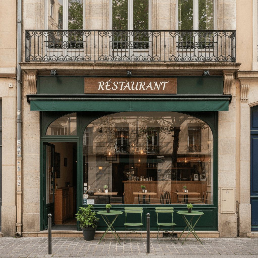 Restaurant 90m² à Lyon : cuisine équipée - Image 1