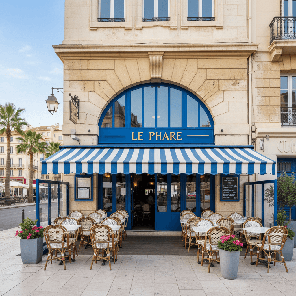 Restaurant 100m² à Marseille : terrasse - licence IV