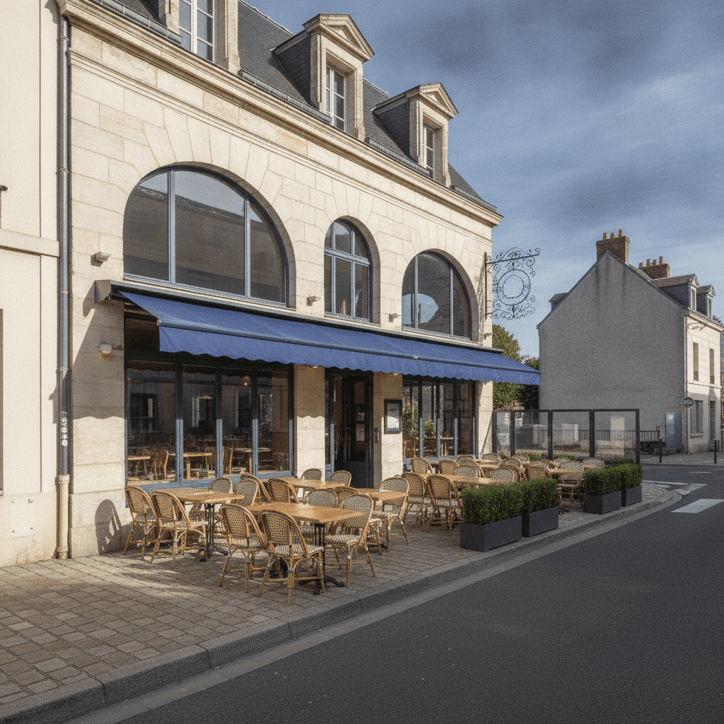 Restaurant 270m² à La Roche-Sur-Yon : terrasse - licence IV - Image 1