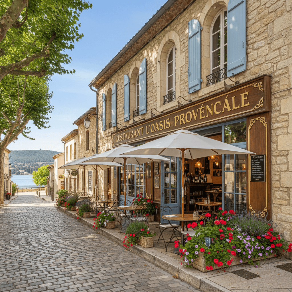 Restaurant à Venelles : terrasse - licence IV - Image 1