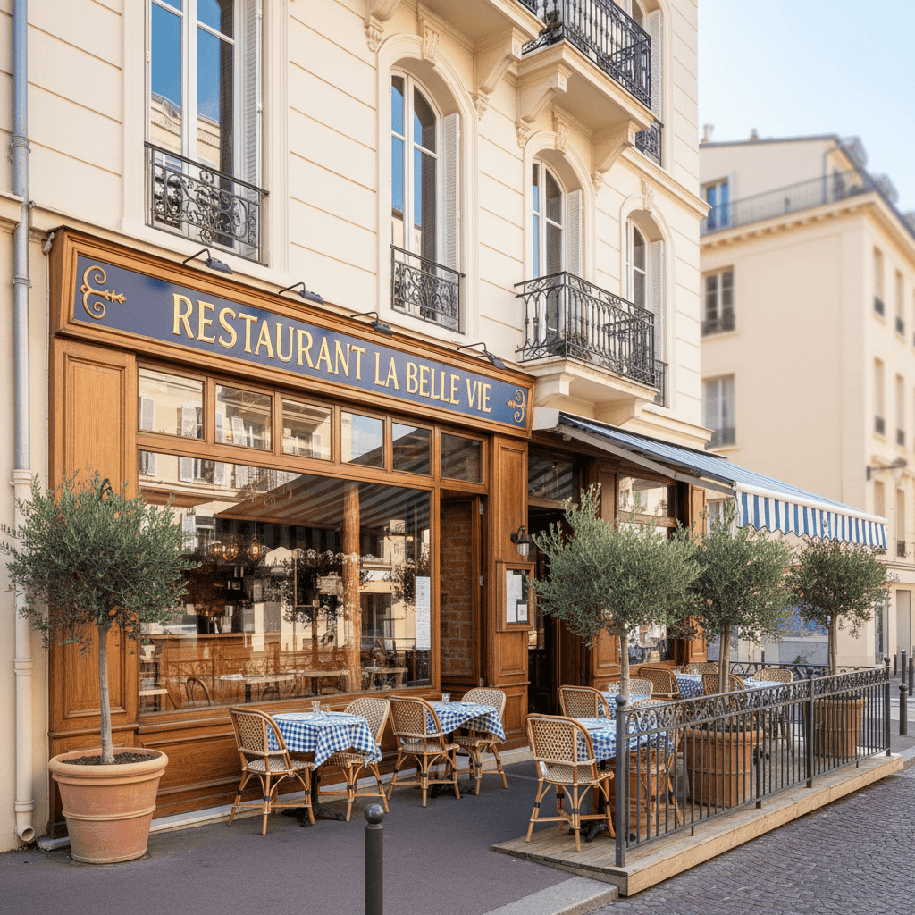 Restaurant 60m² à Nice : terrasse - licence IV