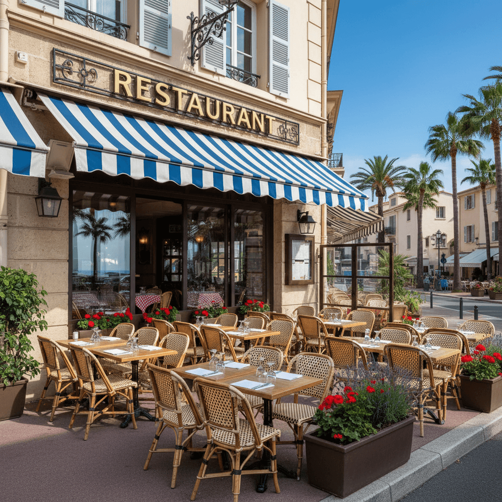 Restaurant 102m² à Cannes : terrasse - licence IV - Image 1